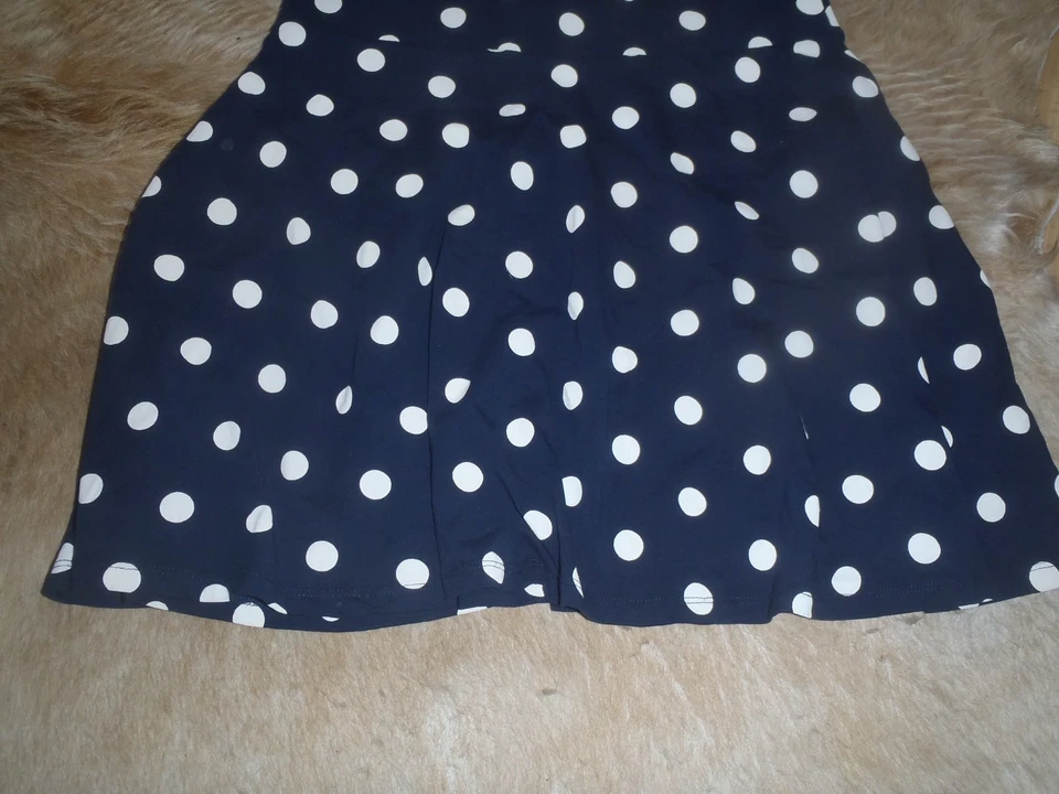 Montego Damen Rock Blau/beige Gr. 40 Gummibund Punkte Secondhand ansehen!! - Bild 4 von 4