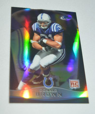 2009 ETOPPS FOOTBALL - ROOKIE DONALD BROWN RB COLTS CARD # 38 NUMBERED TO 699. rookie card picture