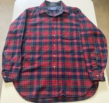 Vintage Pendleton MacPherson Red Tartan 100% Wool Shirt Men’s Large USA Made