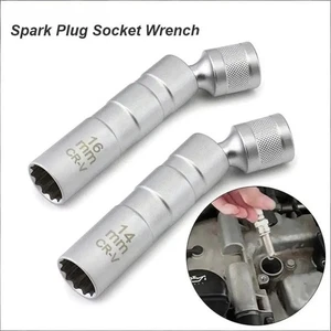 2 Pezzi Chiave Candela 16mm/14mm Chiave par Candele Auto Universale Magneticovie
