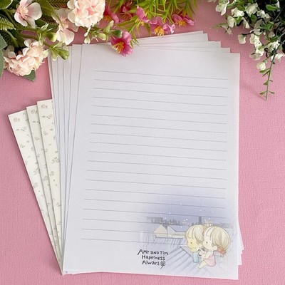 Cute Amy & Tim Writing Paper - Letter - Craft Paper - Junk Journal