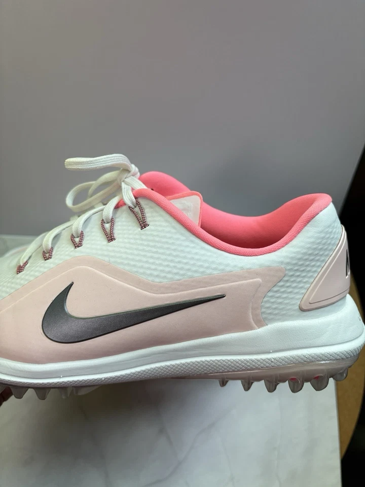Туфли для гольфа женские Nike Lunar Control Vapor 2 розовые/белые размер 9 909083-103 - Изображение 4 из 4