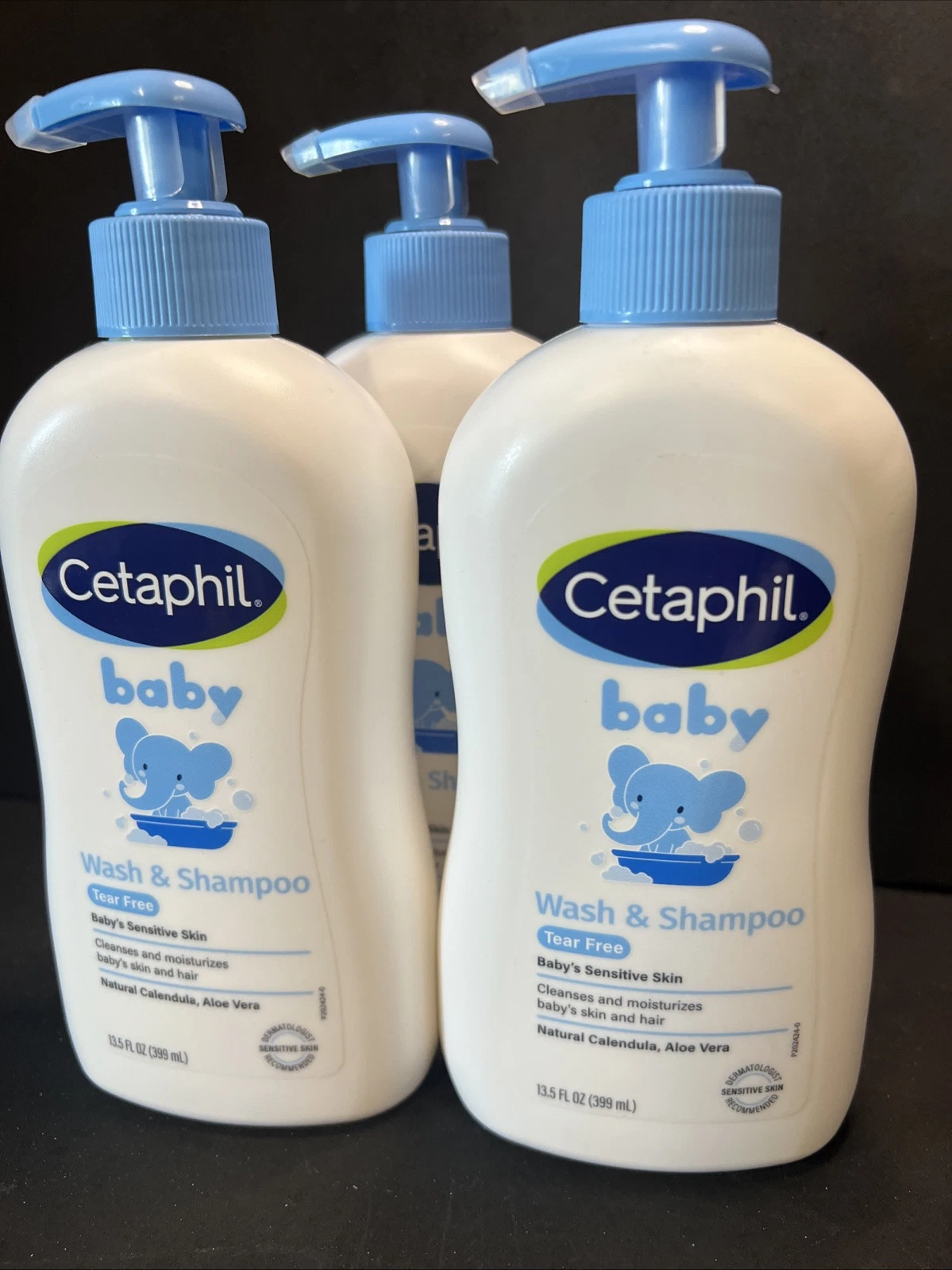 Cetaphil Baby Wash & Shampoo with Natural Calendula Tear-Free 13.5oz 6 pk BULK