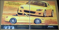 2004 BFGoodrich g-Force Tires 2-Page Print Ad Advertisement Comptech Honda VTG