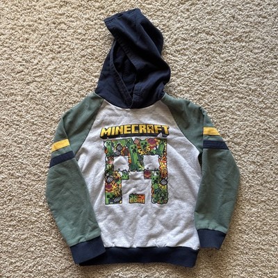 Boys Size 7 Minecraft Jumping Beans Softest Fleece Hoodie