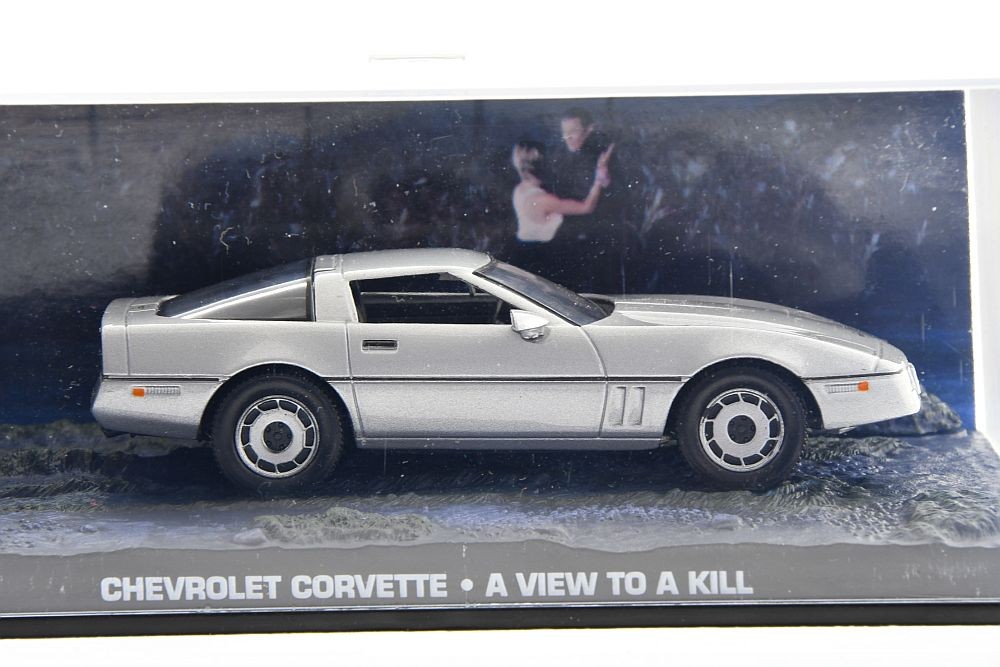 ミニカー 007 A View to a Kill Chevrolet Corvette JOYRIDE 007 JAMES BOND CHEVROLET CORVETTE A VIEW TO KILL