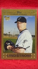 2007 Topps Update & Highlights Matt Lindstrom Gold Parallel RC #UH178 #/2007