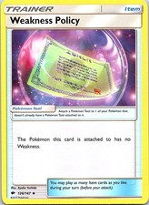 Weakness Policy 126/147 Uncommon Burning Shadows Pokemon Near Mint