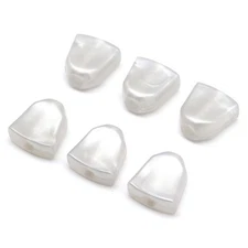 6Pcs White Pearl Retro Trapezoid Guitar Tuning Pegs Tuners Machine Heads Buttons