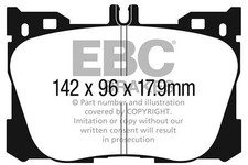 DP33070C Ebc Redstuff Front Brake Pad Set Fits Mercedes C-Class Cls E-Class