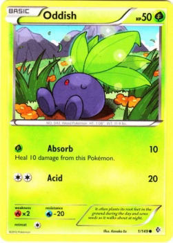 Pokémon Oddish BCR-1 Common Englisch NM