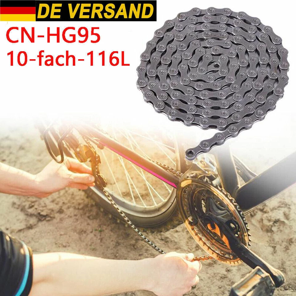 Shimano Deore XT CN-HG95 10 Fach Kette HG-X 116-Glieder MTB Fahrradkette XTR SLX - Bild 4 von 4