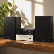 Philips M3205 Micro Music System Bluetooth CD...