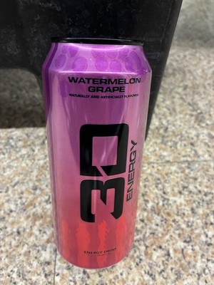 3D Energy Drink Watermelon Grape Liquid 16 fl oz Unisex Endurance pack 12