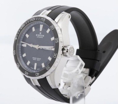 Edox Grand Ocean Automatic AT Day-Date 88002 Men's Stainless Steel Watch