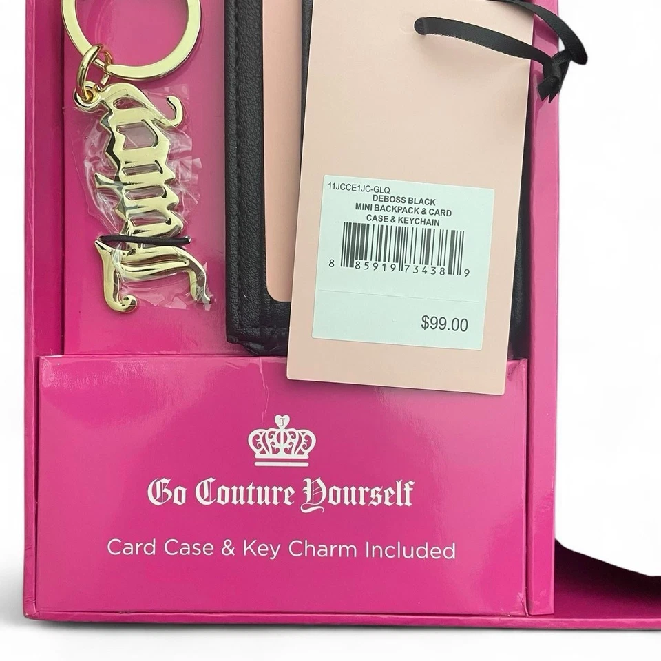 Рюкзак мини Juicy Couture Deboss черный - Изображение 4 из 4