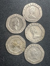 Great Britain ***20 Pence Lot of 5*** 1982,1983,1987,2000