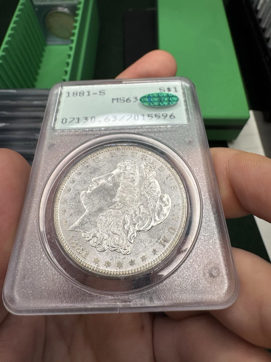 1881年 モルガン・ダラー $1 MS 63 MS 63 Graded 1881 Year Morgan US Dollars (1878-1921) for sale | eBay