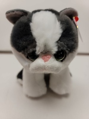 Ty Beanie Baby New Yang the Cat Glitter Eyes Adorable Face 6'' 15cm