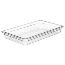 Cambro 12CW135 Camwear Clear Full Size x 2.5" D Food Pan