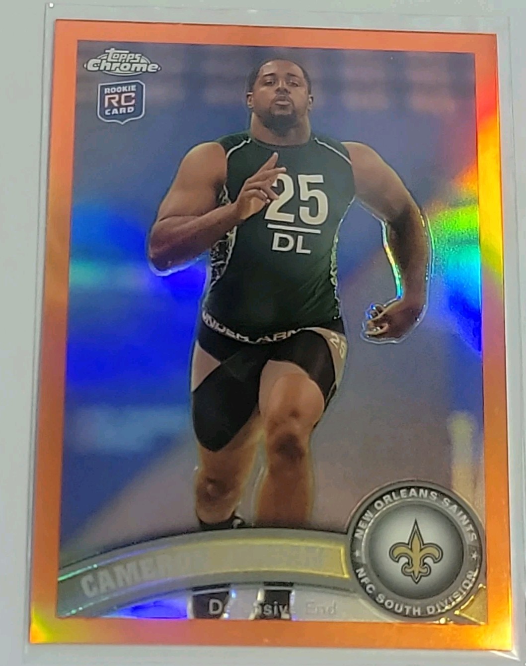 2011 Chrome Cameron Jordan #39 Orange Refractor