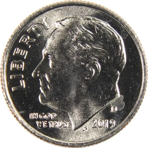 2019 D Roosevelt Dime BU Uncirculated Clad 10c Coin