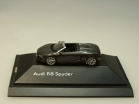 "Herpa Audi R8 Spyder, \"Daytona-Grau\" Metallic, Pc Sondermodell 185.22 - 1:87"