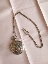 Fullmetal Alchemist Hagaren Edward Elric Pocket Watch Cosplay Collectible Used