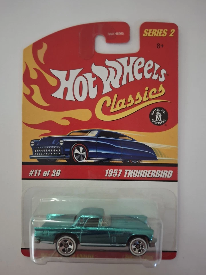 LOTE [4] HOT WHEELS SERIE 2 CLASSICS 57 THUNDERBIRD 2006; 4/7 COLORES CONOCIDOS Foto 2 de 4