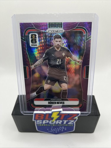 2026 Panini Prizm FIFA World Cup - Ruben Neves #378 - Purple Prizm /299 Portugal