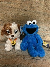 GUND Duo Sesame Street 7" Tango & 12" Cookie Monster Plush NEW w/ Tags