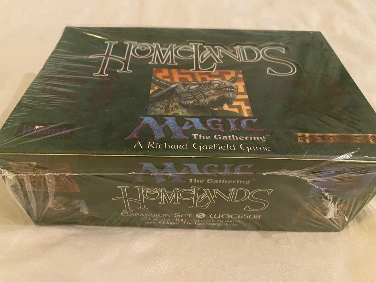 magic the gathering homelands booster box MTG SEALED – L.A. Mood Comics and Games the last people of Homelands face war MTG: HOMELANDS Factory Sealed Booster