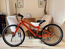 Carrera Abyss Kids Bike – 24” Wheels, 21 Speed, V-Brakes, 31cm Frame Orange