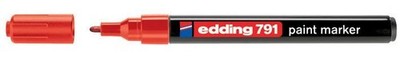 EDDING - Fine Bullet Tip Paint Marker - Red
