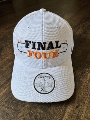 NCAA Men s San Antonio Zephyr 2025 Final Four Hat White Basketball Hat Cap XL