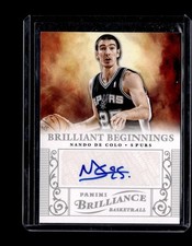 2012-13 Panini Brilliance Brilliant Beginnings Autographs #51 Nando De Colo