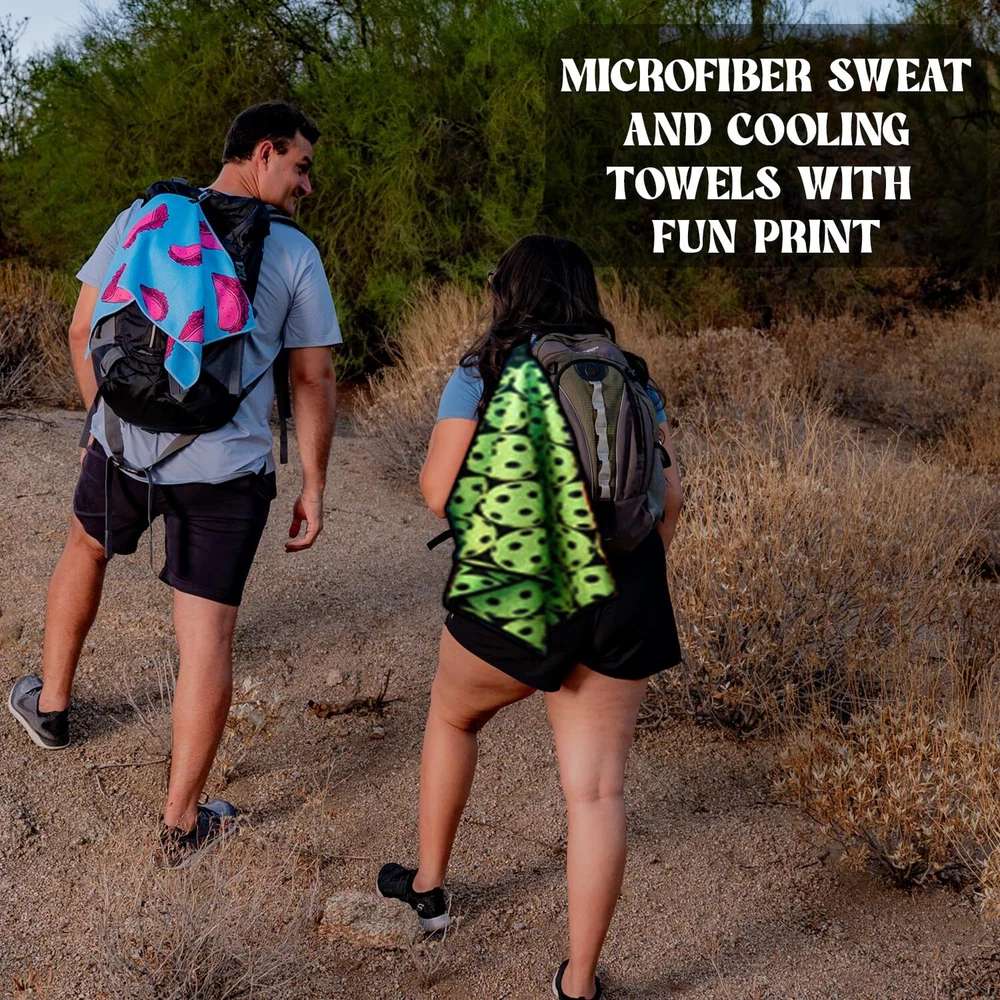 Pickleball Towel - Cooling Sweat Towels with Cute Print - Pickleball Towels F...