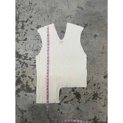 Helmut Lang Asymmetric Knit Top - Picture 8 of 9