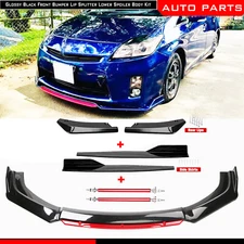 For Toyota Crown Prius Splitter Front Bumper Lip Spoiler Splitter Rear Lip Body