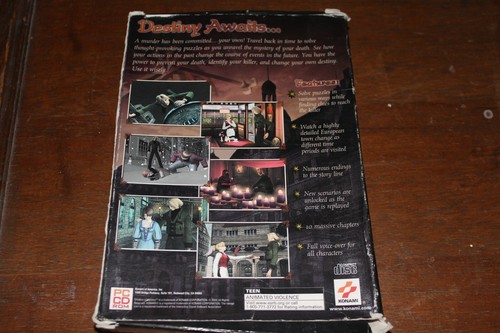 Shadow of Destiny PC CD ROM Konami - Tested Works - Please Read Description - Picture 6 of 10