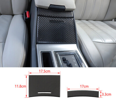Carbon Fiber Storage Box Cover For Dodge Charger 2006-10 /Chrysler 300C 04-09