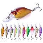 10Pcs Lot Crankbaits 7cm/9g Minnow Fishing Lures Hook Tackle Hard Bait Bass Lure