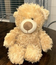 Build A Bear Teddy Tan Brown Shaggy Honey Plush Stuffed Animal 16  Soft Toy Doll