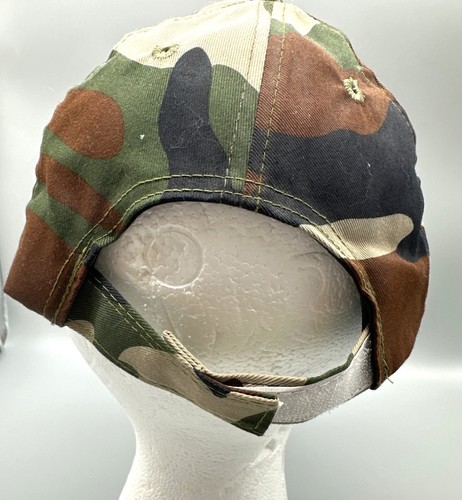 Guam Camouflage Baseball Cap With Embroidered Logo Adjustable Strapback VG Cond - Picture 4 of 8