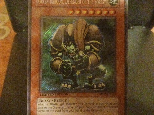 Green Baboon, Defender Of The Forest - RP02-EN099 - Limited Edition Yugioh Tcg - Picture 1 of 3