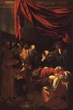 Caravaggio - Death of the Virgin Giclee Canvas Print Various Sizes