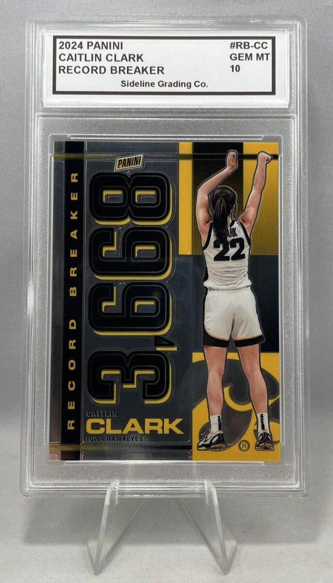 Caitlin Clark Graded Gem Mint 10 2024 Panini Mosaic #RD1 Razzle Dazzle