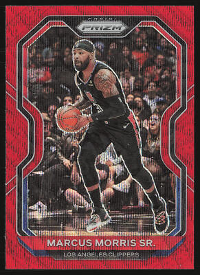 2020-21 Panini Prizm #199 Marcus Morris Sr. Ruby Wave Prizms