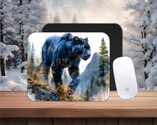 Black Panther theme PC/laptop Mouse Pad, CHOICE, FREE shipping, gifts, wildlife