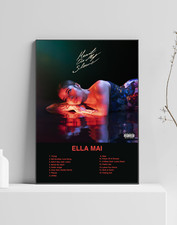Listing image for Ella Mai Heart On My Sleeve Premium Album Music Poster | Artwork Tracklist